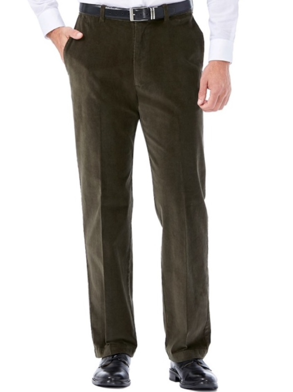 Haggar | Black Corduroy Pants Classic Straight Leg